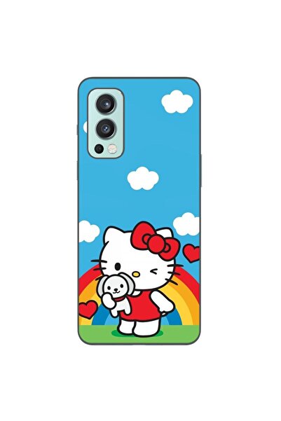 OEM Husa compatibila cu OnePlus Nord 2 Silicon Gel Tpu Model Hello Kitty Rainbow