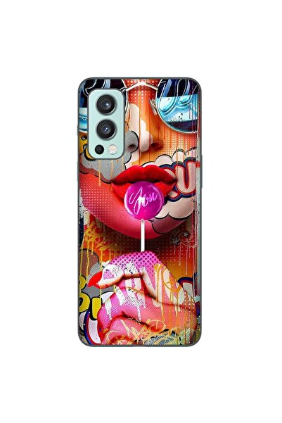 OEM Husa compatibila cu OnePlus Nord 2 Silicon Gel Tpu Model Pop Art Lolipop