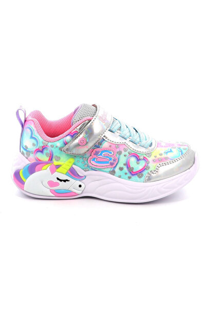 SKECHERS Παιδικό Αθλητικό Παπούτσι για Κορίτσι Heart Sparkles με Φωτάκια On/O...