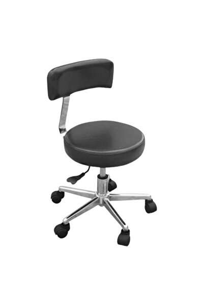 Beautyfor Scaun cu Spatar si Roti pentru Salon SPA-109 - Master Chair, Negru,...