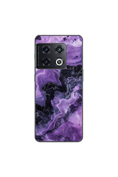 OEM Husa compatibila cu OnePlus 10 Pro Silicon Gel Tpu Model Abstract Purple ...