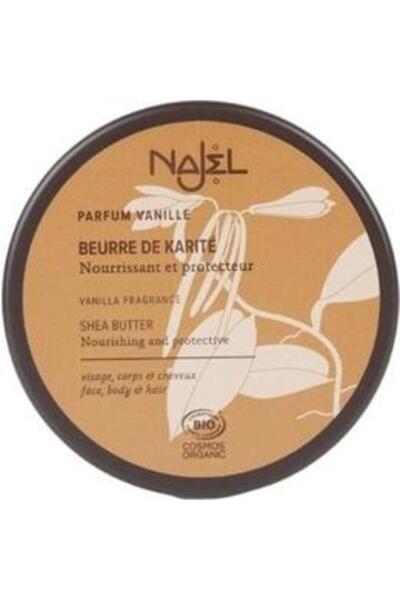 NAJEL Unt de Shea Organic cu Aroma de Vanilie Najel, 100 g