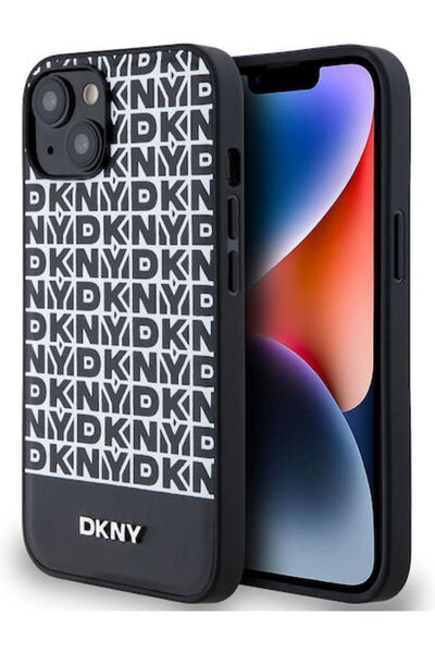 Dkny Θήκη Magsafe από δερματίνη PU με επαναλαμβανόμενο σχέδιο και ρίγα στο κά...