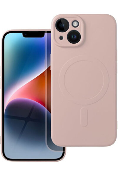OEM Μαγνητική Πίσω Θήκη Σιλικόνης Ροζ (iPhone 14)