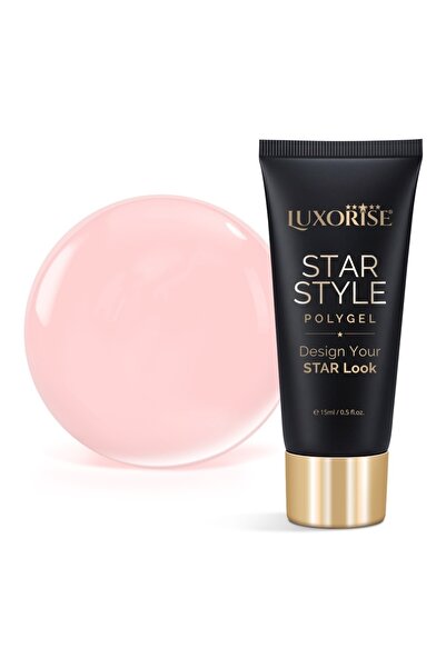 LUXORISE Полигел STAR STYLE - Колекция STAR NUDE, Silk Nude, 15мл