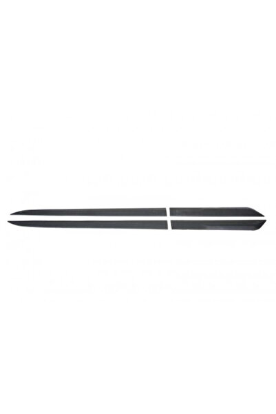 Universal Set 4 door protection moldings, black color