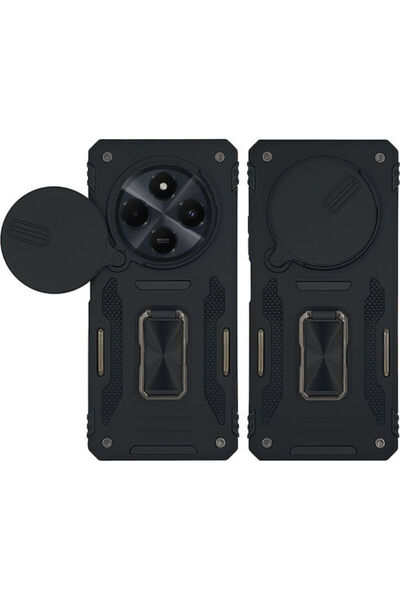 Other Θήκη Ring Armor Camshield Sonique για Xiaomi Redmi 14c 4g Poco C75 4g R...