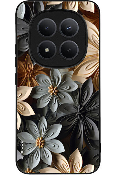 Other Θήκη Sonique Σειρά 3D Λουλούδια Xiaomi Redmi Note 15 Pro Plus 5G Γκρι