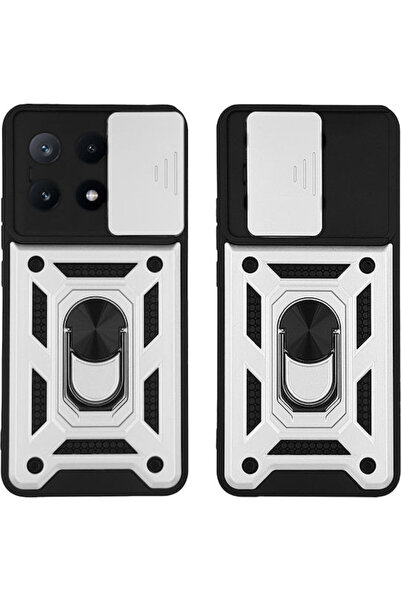 Other Sonique Back Cover Silicone / Plastic Silver (Poco X6 Pro)