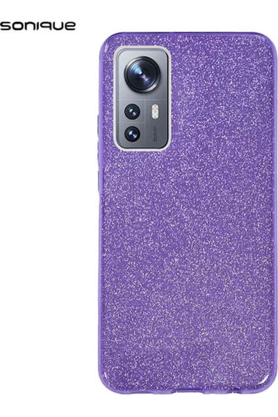 Other Σονίκ Λαμπερή Πίσω Θήκη Σιλικόνης Μωβ (Xiaomi 12 / 12X)
