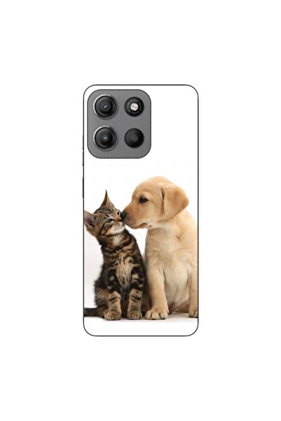 OEM Husa compatibila cu Motorola Moto G15 Silicon Gel Tpu Model Pisicuta Cate...