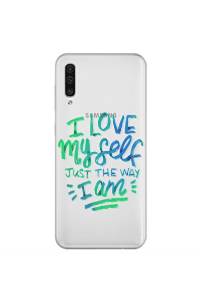 Other Samsung A70 I Love My self Transparent Silicone TPU Θήκη