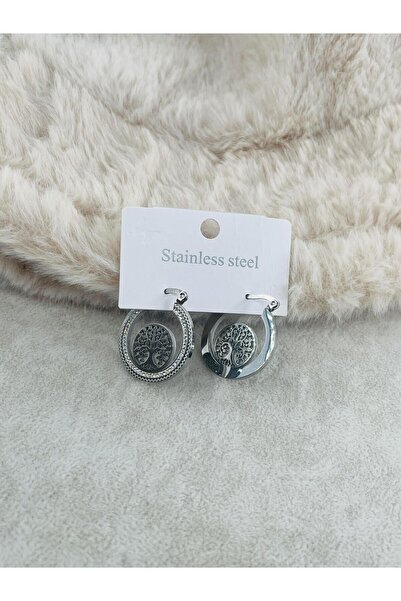 Bozhi Steel Earrings 372 Silver Special Gift Gold