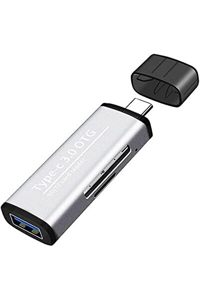 Yıldızan Tamgün USB 3.0 Type-C Card Reader 3in1 USB Otg Sd Tf Microsd Card Re...