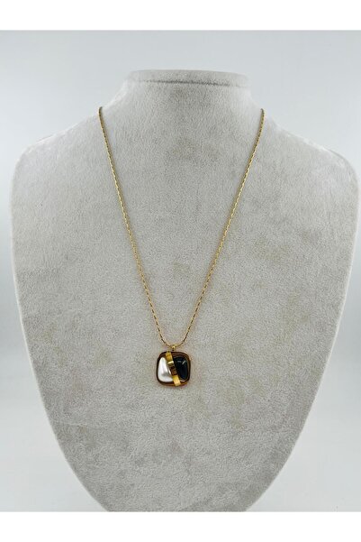Bozhi Necklace Steel Silver Business Woman Style
