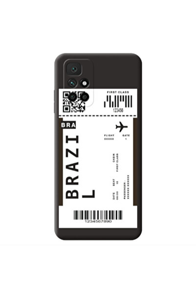 Other Xiaomi Redmi 10 2022 Brazil BRA Black Colored Silicone TPU Θήκη