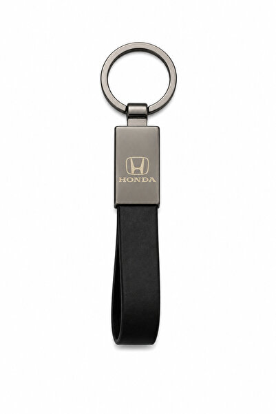 Baghes Breloc Honda din metal lucios și piele – Logo pe ambele părți, Design ...