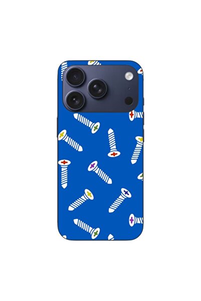 OEM Калъф, съвместим с Apple iPhone 17 Pro, силиконов гел TPU модел, с шарка ...