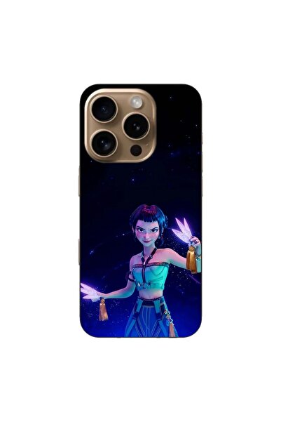 OEM Husa compatibila cu Apple iPhone 16 Pro Silicon Gel Tpu Model KPop Demon ...