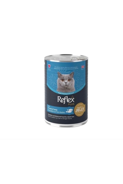 REFLEXX Canned Cat Food with Tuna and Speckled Fish Flavor in Jelly400G