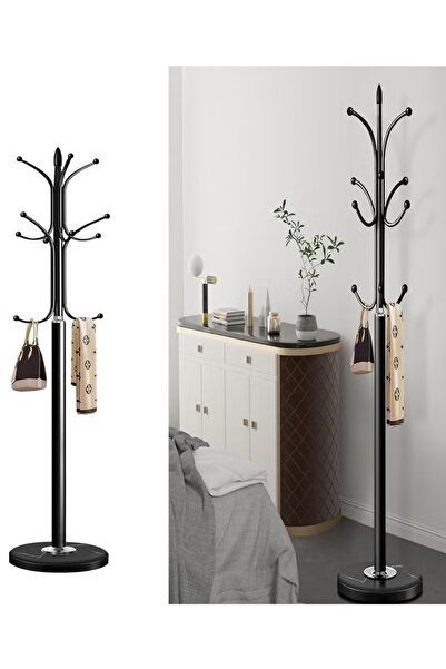 TAPIT Coat Hanger Stand Bedroom Clothes Hanger Stand Metal Coat Rack Stand Fr...