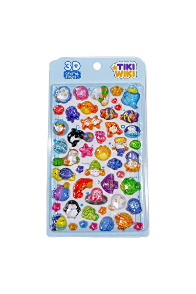 Noname Stickere 3D &minus; Vetuitorii oceanului Tiki Wiki seria Crystal 
