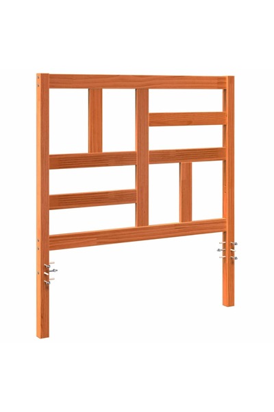 vidaxl Întăritură de pat cu headboard Maroniu cerat 80,5 x 4 x 104 cm