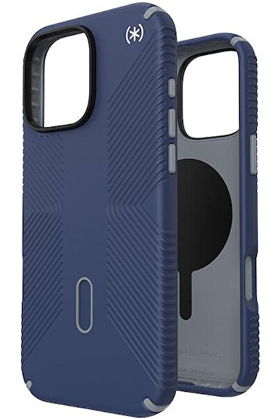 Speck Presidio2 Grip Clicklock & Magsafe Θήκη για iPhone 16 Pro Max Θαλασσί Μ...