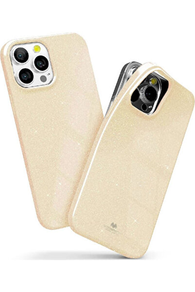 OEM Θήκη Πορτοφόλι Σιλικόνης Χρυσή (iPhone 13 Pro)