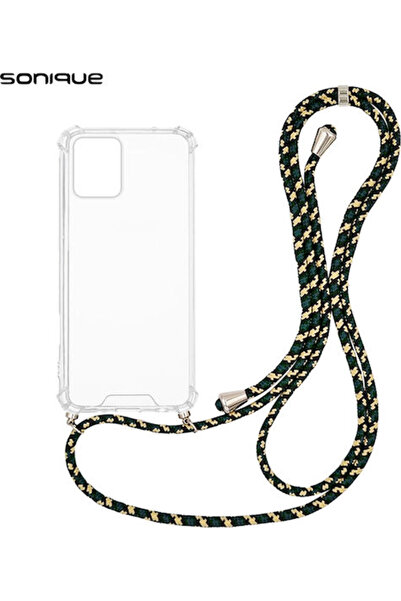 Other Sonique Armor Διαφανής Θήκη Σιλικόνης με Κορδόνι για Motorola Moto G73 ...