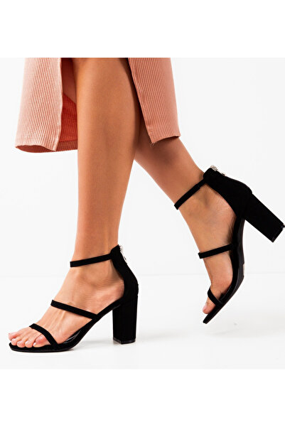 BENOTTİ Sandale cu toc Hazel Negre