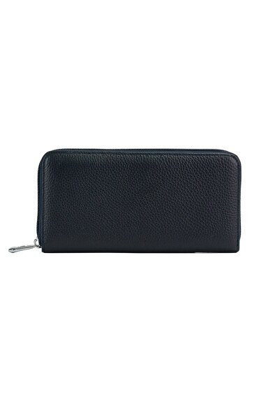 Posete Fagaras Vera Leather Wallet - Navy Blue, Genuine Leather Wallet , Wome...