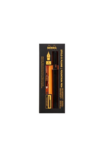 Rhodia Script pen, F nib black