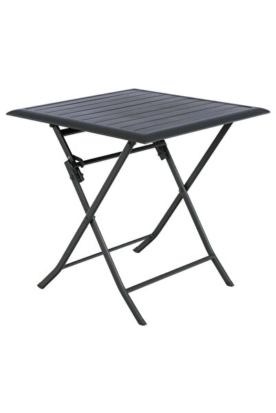 Hesperide Masă de grădină pliabilă pătrată Azua Graphite