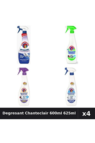 Chanteclair Set 4 Degresant Universal 600ml - Lamaie, Lavanda, Bicarbonat, An...