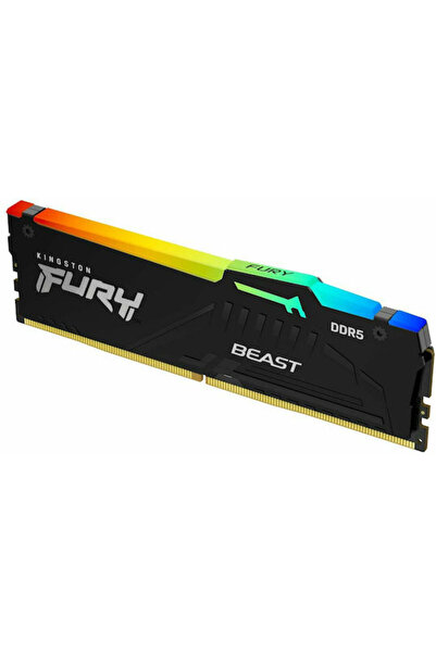 Kingston Fury Beast RGB DDR5 με μονάδα 1x16GB και ταχύτητα 5600 για επιτραπέζ...