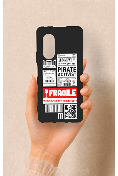 Vip Case Huawei Nova 9Se Uyumlu Fragile Desenli Silikon Kılıf