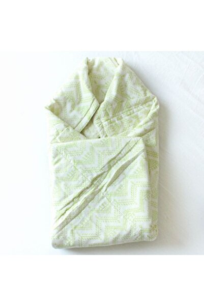 Weswadesi Khadi Baby Quilt – Lime Green