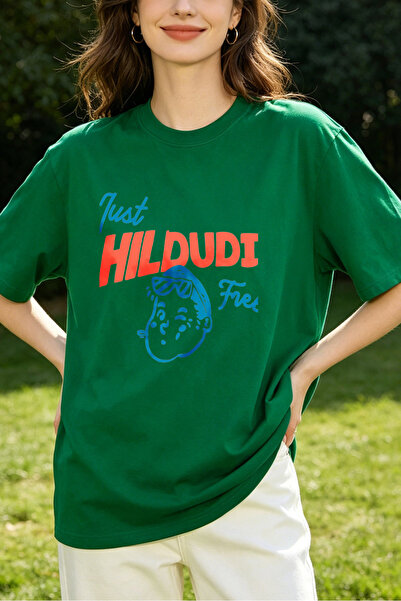 Fleck Womens T Shirts Just Hildudi Free Graphic Print Casual Oversized Style ...