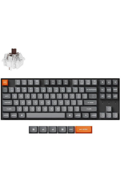 Keychron K8 Max K8M-B3 Ασύρματο Μηχανικό Πληκτρολόγιο Gaming χωρίς νούμερα με...