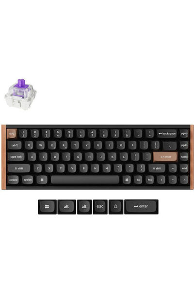 Keychron K6 HE Ασύρματο πληκτρολόγιο gaming Hall Effect 65% με μαγνητικούς δι...