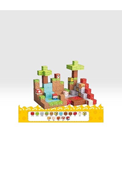 OEM Set De Constructie Magnetic Cu 200 Piese Pentru Copii (+3 Ani)