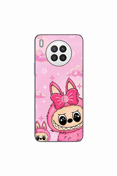 OEM Husa compatibila cu Huawei Nova 8i Silicon Gel Tpu Model Labubu Pink Fantasy