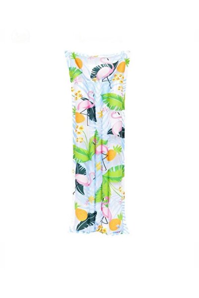de Saltea Gonflabila cu Model Flori Flamingo 1.75x0.59x0.18m