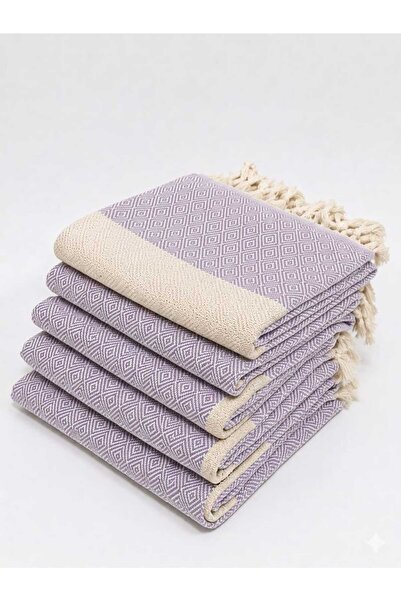 Life Line 100% Natural Cotton Diamond Peshtemal 100X180 cm Beach Towel. (5 Pi...