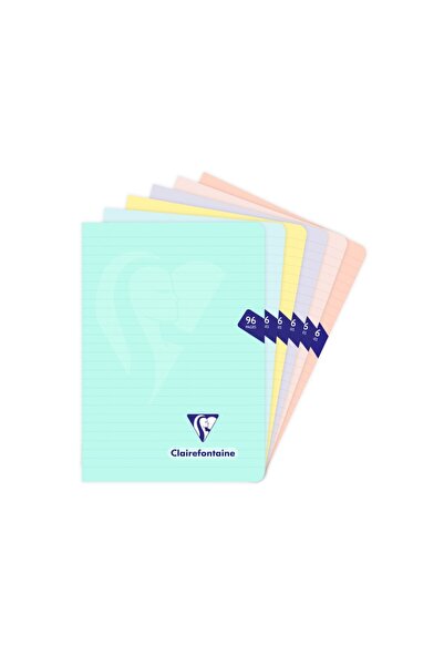 Clairefontaine Caiet capsulat A5, 48 de foi, Mimesys, Pastel dictando