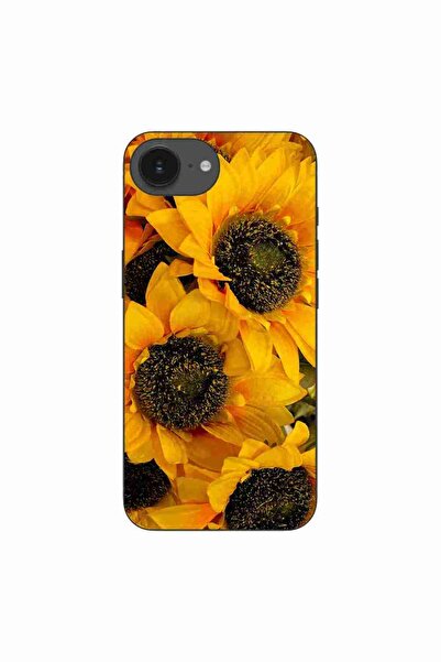 OEM Husa compatibila cu Apple iPhone 16e Silicon Gel Tpu Model Floarea Soarelui