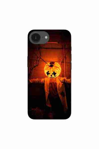OEM Case compatible with Apple iPhone 16e Silicone Gel Tpu Halloween Scarecro...