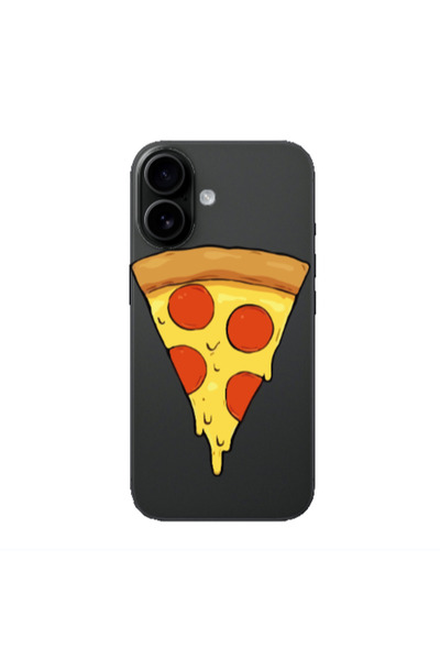 Other Apple Iphone 16 plus Pizza Slice Transparent Silicone TPU Θήκη