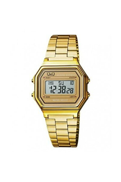 Q&Q Unisex Ρολόι Ψηφιακό Yellow Bracelet M173J002Y